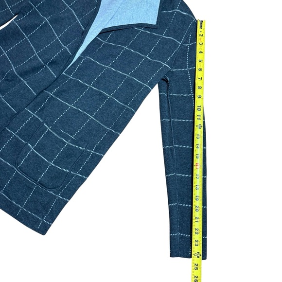 LOFT|Women’s Light Gray Windowpane Knit Open-Front Cardigan Jacket-Size XS - Picture 9 of 9